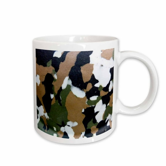 3drose, Camouflage, 15oz Mug