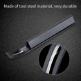 thumbnail image 3 of Black Leather 3-in-1 Handmade Cutting Tool - 1 Piece SHAR, 3 of 5