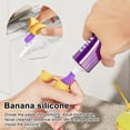 thumbnail image 6 of Shoreew 1/2Pcs Banana Toothbrush Cover with Toothpaste Dispenser Dust-Proof Compact Design Portable Toothbrush Head Holder, 6 of 7
