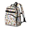 thumbnail image 2 of Highland Cow and Boot Print Cute School Backpack Bag for School with Padded Back and Adjustable Shoulder Straps 15.25"x11.5"x5.25", 2 of 5
