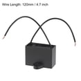 thumbnail image 4 of Capacitor de ventilador de techo CBB61 de 5uF 350V CA de 2 cables Uxcell, 1 paquete, 4 of 6