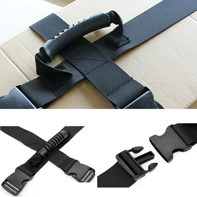 EUBUY Cross Carrying Strap with Handle for Moving Lifting Carrying Heavy  Boxes Groceries Luggage 