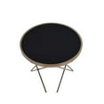 thumbnail image 2 of ACME Valora End Table in Black Glass and Champagne, 2 of 3