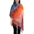 thumbnail image 3 of Sikiie Vibrant Hummingbird Watercolor Art Shawl Wraps Big Scarf Tassel Fall Winter Thick Scarf Warm Shawl Women Fall Gifts, 3 of 8
