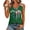 Army Green, variant on Women's 250th Anniversary USA V Neck Short Sleeve T Shirt, Casual Retro Letter Print Top with Patriotic Graphic, Lightweight Soft Tee for Independence Day Everyday Wear Army Green L