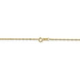 thumbnail image 4 of 14K Yellow Gold chain Singapore Diamond-cut 16 in 1.1 mm, 4 of 5