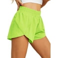 thumbnail image 3 of Cueply Women's Running Shorts High Waisted Athletic Gym Workout Shorts with Liner Zipper Pockets, 3 of 7