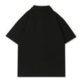thumbnail image 4 of Kid Boys Polo Shirts Black Shirt Boys Rugby Button Down Shirt Short Sleeve Toddler Shirts Boys Clothes Size 8-9 Years, 4 of 4