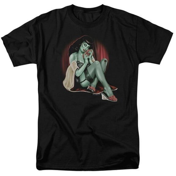 - Zombie Pin Up All A Girl Wants - Short Sleeve Shirt - XXXX-Large