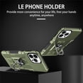 thumbnail image 4 of for Apple iPhone 14 Pro Max Case with Metal Ring Kickstand for Women & Men, Heavy-Duty Protection Shockproof Bumper Cover Case for Apple iPhone 14 Pro Max TY Green, 4 of 18