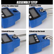 Electronic Digital Crane Scale Weight 300 Kg Stainless Steel Heavy Duty Hanging Hook Scales ,Easy to Operate
