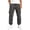 B Dark Gray, variant on Ndbuld Boys Cargo Pants Elastic Drawstring Waist Multi Pockets Casual Tapered Cuffed Kids Work Trousers Red 10-11Years