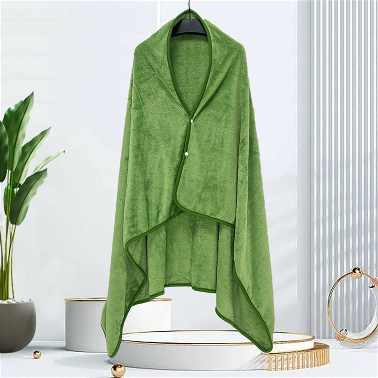 Heating Pad Heated Blanket Flannel Shawl Blanket Multi Functional Travel Blanket Throw Pillow Purpose Nap Blanket Embroidered Foldable Cape 100×150Cm