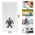 thumbnail image 2 of Ryvnso Mandala Ethnic Turtle Hand Towels Set for Bathroom Cotton Face Towel Decorative 15.5x29.5 inch, 2 of 7