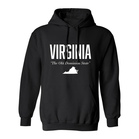 Virginia The Old Dominion State Adult Hooded Sweatshirt