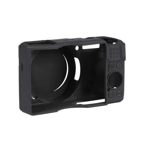 Camera Protector Cover, Camera Case, Soft Silicone Black Lightweight For G7XII Camera Protecting G7X Mark II