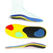 Moyic Heavy Duty Support Pain Relief Insole High Arch Support Orthotic Insert Full Length for Flat Feet & Overpronation for Men Women,L