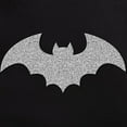 thumbnail image 3 of CafePress - Silver Glittery Bat - Men's Dark Loose Fit Cotton Pajama Set, 3 of 7