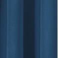 thumbnail image 3 of Collections Etc Short Blackout Window Curtain Panel, Energy-Efficient, Noise-Reducing and Light-Blocking Triple-Layer Technology, Grommet Top, Navy, 56" X 45", 3 of 3