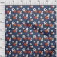 thumbnail image 3 of oneOone Tissu Polyester Spandex Bleu Matériel de Robe de Sport Tissu Imprimé Tissu au Mètre 56 Pouces de Large-Aa, 3 of 4
