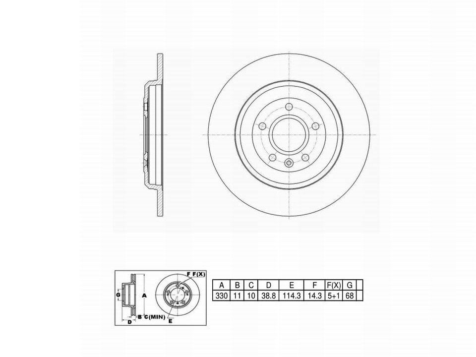 Winstop Brake Kits, Rear WSK667, Ford Taurus 2009-2008