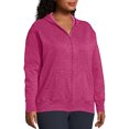 thumbnail image 2 of Just My Size Women's Plus Size Fleece Zip Hood Jacket, 2 of 6