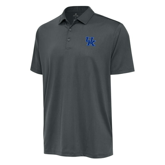 Men's Antigua Pewter Kentucky Wildcats Big & Tall Ellipse Polo