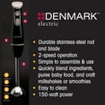 thumbnail image 6 of Denmark Electric 2 Speed Hand Held Immersion Blender, Black, 6 of 6