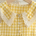 thumbnail image 4 of Kids Dresses Kid Floral Cotton Girls Dresses Summer Girl Clothes,Yellow, 4 of 6