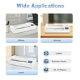 thumbnail image 4 of DUYIWAA 13" Laminating Machine A3 A4 Photos Thermal Laminator Machine 4 Roller Hot Cold Film 110V 600W, 4 of 18
