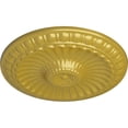 thumbnail image 3 of Ekena Millwork 11 1/4"OD x 1 1/8"P Linus Ceiling Medallion, Hand-Painted Rich Gold, 3 of 6