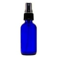 thumbnail image 2 of Greenhealth - 2 fl oz (59 ml) Cobalt Blue Bottles Fine Mist Black Sprayer Cap (Pack of 4), 2 of 3