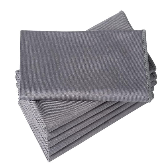 Microfiber Glass Cleaning Cloth,Bexikou Lintless Cleaning Cloth for Cleaning Window, Car Windows, Mirrors, and Stainless Steel 12x16 inch (5-Pack,Gray)