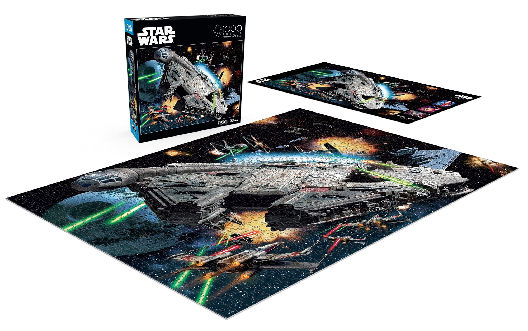 Buffalo Games 1000-Piece Star Wars Punch It Interlocking Jigsaw
