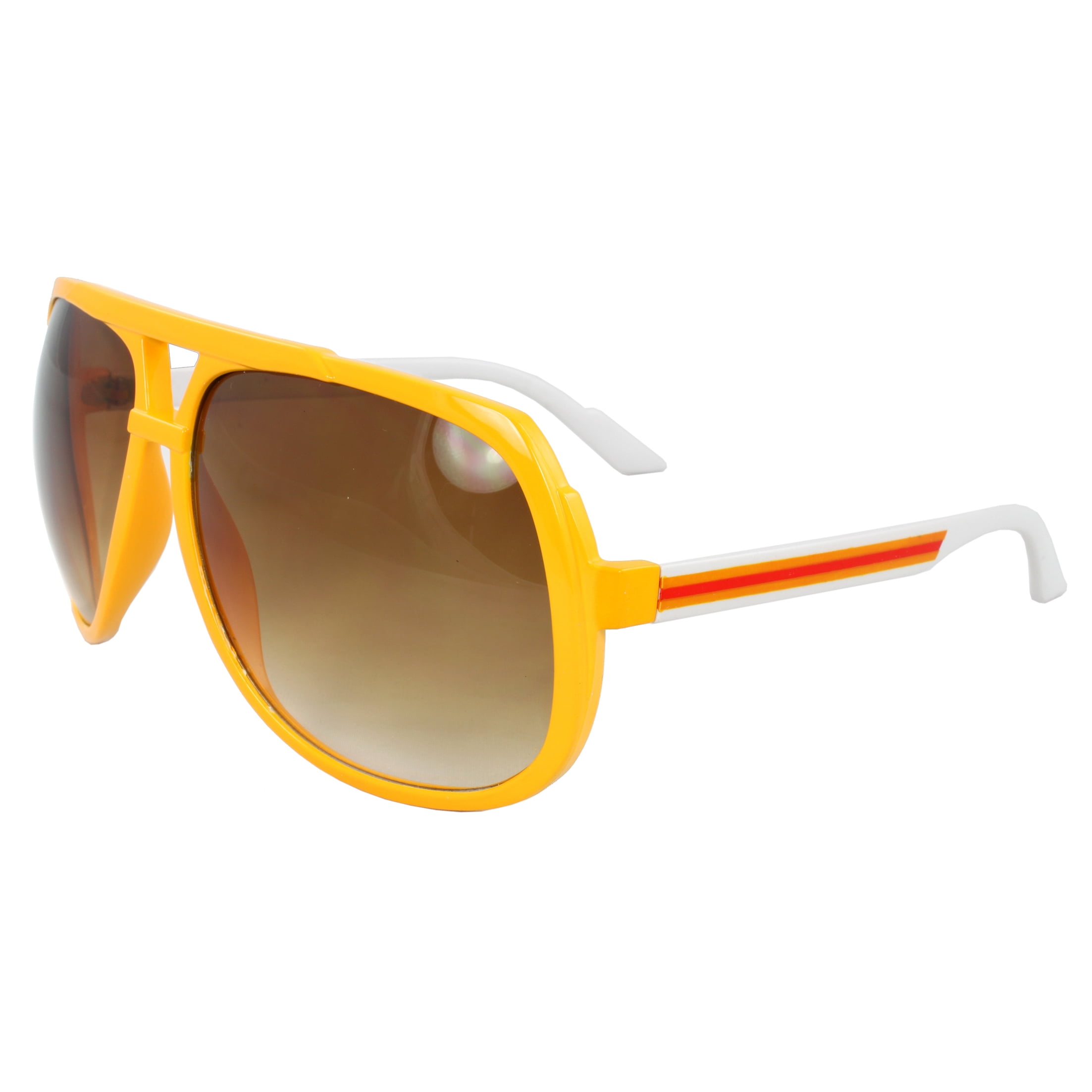 orange and white sunglasses