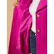 thumbnail image 5 of Abrigo De Invierno Midi Con Cinturón Y Un Solo Pecho Para Mujer Rosa caliente M, 5 of 6