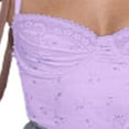 thumbnail image 4 of Hauts Courts Cami Floraux pour Femmes Été Bretelles Spaghetti Corset Décontracté, 4 of 6