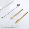 thumbnail image 3 of Rod 2PCS Retractable Dowsing Rods Copper Handle Telescopic Pole with 1 Pendulum Pendant and 1 Chain, 3 of 7