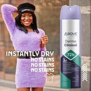Above 72 Hours Antiperspirant Deodorant Spray, Derma Clinical, 3.17 oz