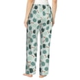 thumbnail image 3 of Daiia Frog And Dragonflies Women's Sleep Pant with Pockets and Drawstring,Pajama Pants-Large, 3 of 9