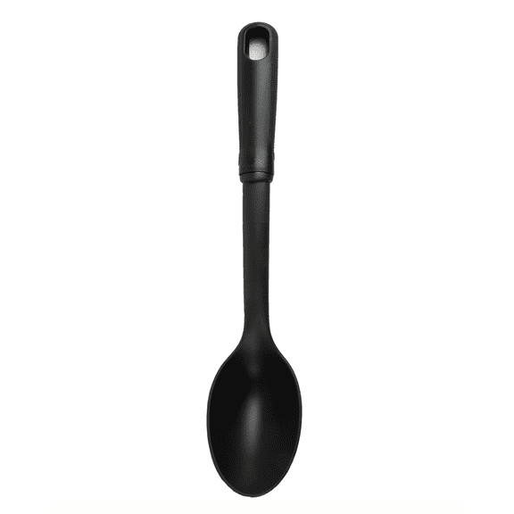 Mainstays Comfort Grip Black Nylon Solid Spoon, 12.6" L