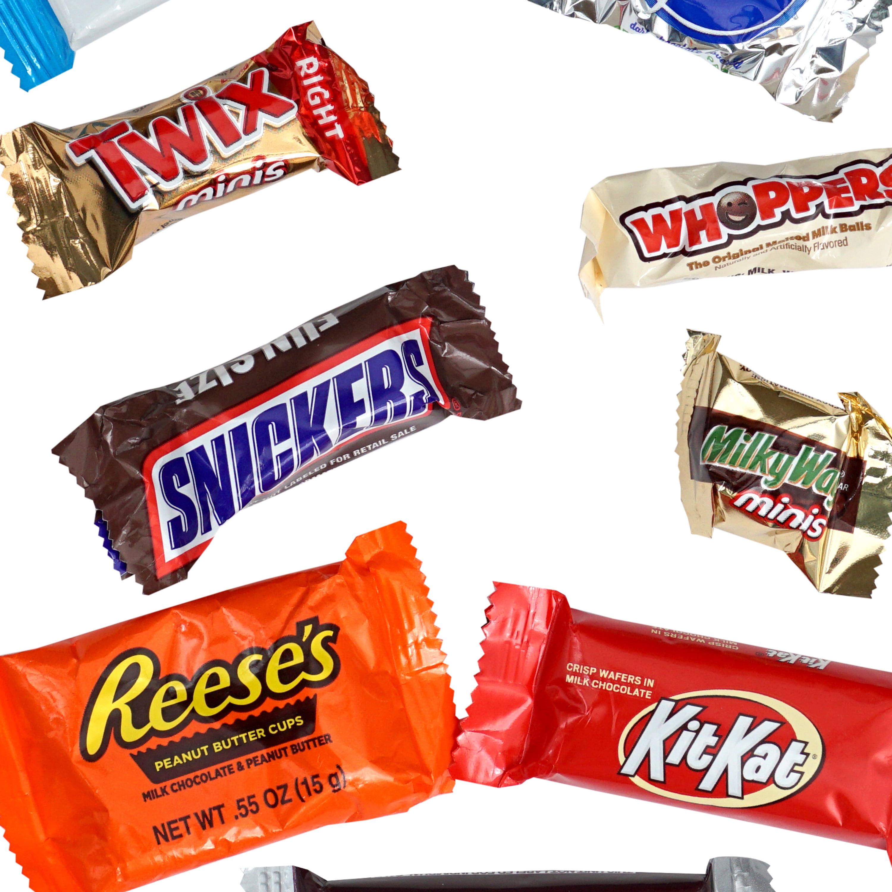 Chocolate Candy Variety Pack, 2lb Bulk Chocolate Candy, Pinata Candy, Individually Wrapped Chocolate Fun Size Candy Bars