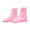 D, variant on Reusable Waterproof Rain Shoe Covers Thickened Non-Slip Silicone Boots for Men Women Outdoor Walking Cycling 1 Pair