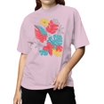 thumbnail image 2 of Tropical Floral Wall Art Women's T-shirt, 2 of 3