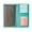 Teal, variant on Genuine Eel Skin Leather Checkbook Cover Credit Card Holder ID Window E 154
