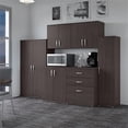 thumbnail image 2 of Pemberly Row 108W 6Pc Modular Storage Set With Floor & Wall Cabinets in Gray, 2 of 8