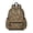 Camo and Grass Brown Pattern, variant on Camo and Grass Brown Pattern Cute School Backpack with Padded Back and Adjustable Shoulder Straps 13.4"x11"x4.7"