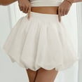 thumbnail image 5 of Delliss New Style Women's Sweet Lantern Short Skirt Mesh Puff Skirt, 5 of 9