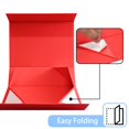 thumbnail image 3 of Cajas de regalo LIFELUM, paquete de 2 unidades, 35 x 21 x 11 cm, tapa magnética, color rojo, 3 of 6