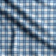 thumbnail image 1 of Soimoi Check Print,Cotton Cambric, Quilting Fabric Sold by The Yard 42 Inch Wide, Medium Weight Cotton Fabric, SewingSupplies, Dusty Blue, 1 of 5